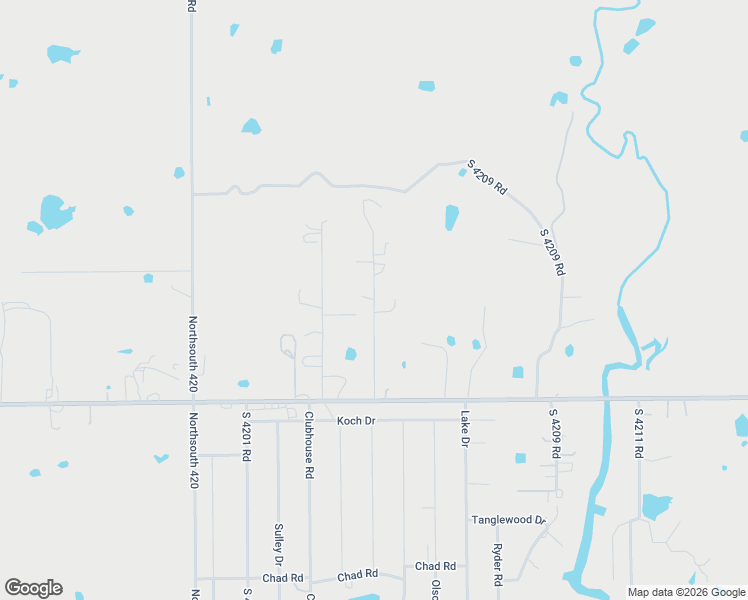 map of restaurants, bars, coffee shops, grocery stores, and more near Ns 4204 Road in Texanna
