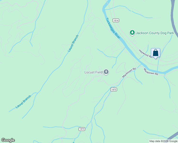 map of restaurants, bars, coffee shops, grocery stores, and more near 167 Eagles Ridge Road in Sylva
