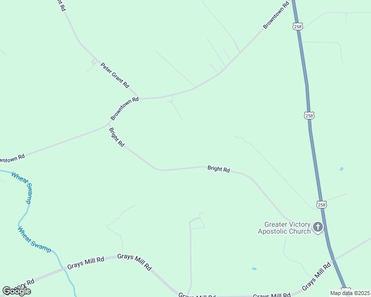map of restaurants, bars, coffee shops, grocery stores, and more near 1053 Bright Road in Snow Hill