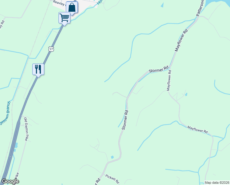 map of restaurants, bars, coffee shops, grocery stores, and more near 749 Split Rail Way in Sale Creek