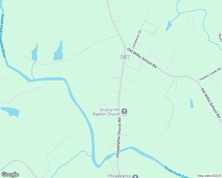 map of restaurants, bars, coffee shops, grocery stores, and more near 2405 Philadelphia Church Road in Dallas