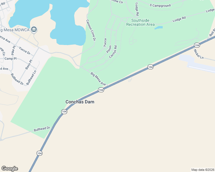 map of restaurants, bars, coffee shops, grocery stores, and more near 7366 New Mexico 104 in Conchas