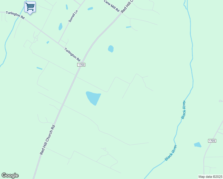 map of restaurants, bars, coffee shops, grocery stores, and more near John Lee Road in Harnett County