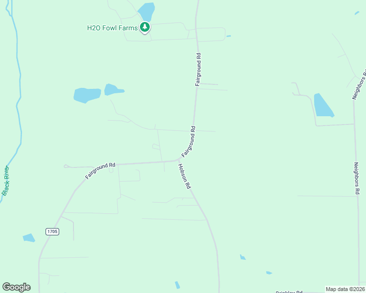 map of restaurants, bars, coffee shops, grocery stores, and more near 4046 Fairground Road in Dunn