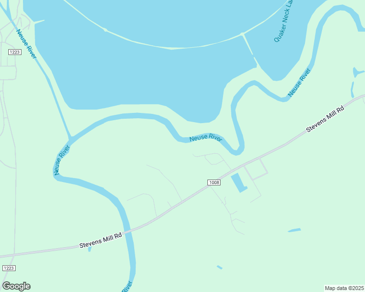 map of restaurants, bars, coffee shops, grocery stores, and more near 1318 Stevens Mill Road in Goldsboro