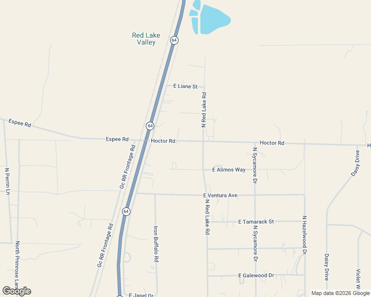 map of restaurants, bars, coffee shops, grocery stores, and more near 925 Hoctor Road in Williams