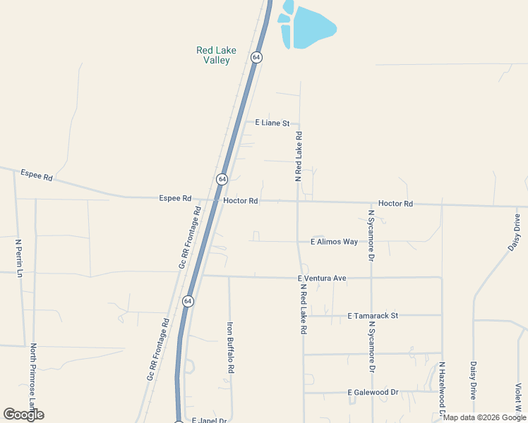 map of restaurants, bars, coffee shops, grocery stores, and more near 860 Hoctor Road in Williams