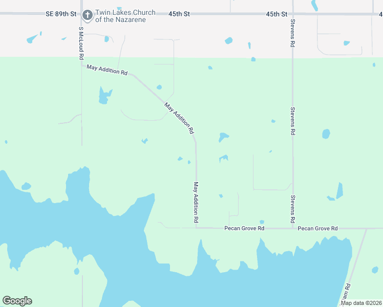 map of restaurants, bars, coffee shops, grocery stores, and more near 13602 May Addition Road in Shawnee