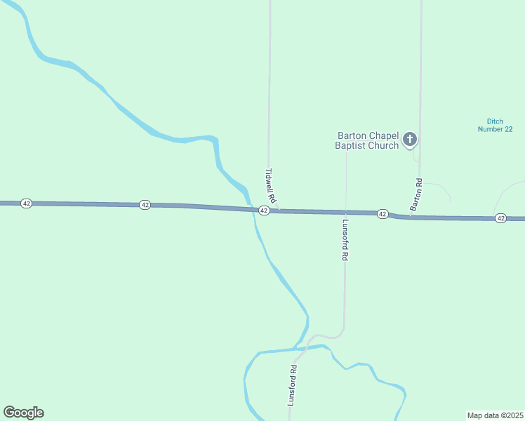 map of restaurants, bars, coffee shops, grocery stores, and more near 6033 Arkansas 42 in Earle