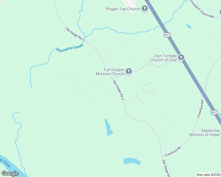 map of restaurants, bars, coffee shops, grocery stores, and more near 1698 Old Stage Road South in Erwin