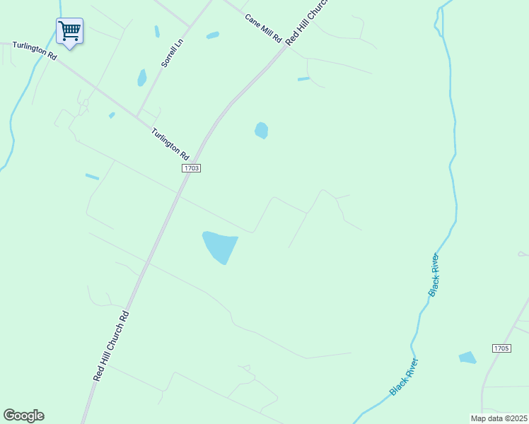 map of restaurants, bars, coffee shops, grocery stores, and more near John Lee Road in Harnett County