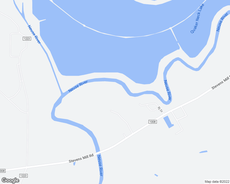 map of restaurants, bars, coffee shops, grocery stores, and more near 1318 Stevens Mill Road in Goldsboro