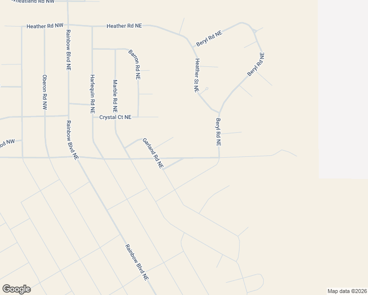 map of restaurants, bars, coffee shops, grocery stores, and more near Hyacinth Court Northeast in Rio Rancho