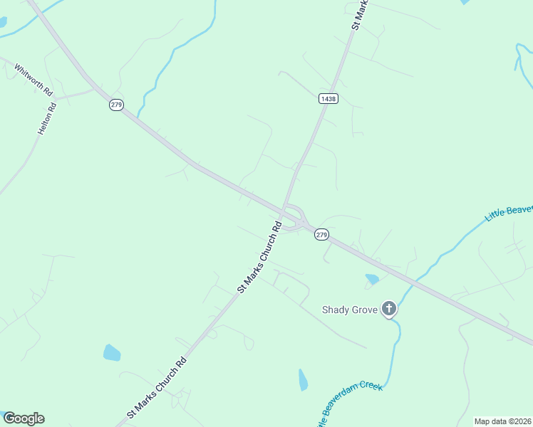 map of restaurants, bars, coffee shops, grocery stores, and more near 845 Saint Marks Church Road in Cherryville