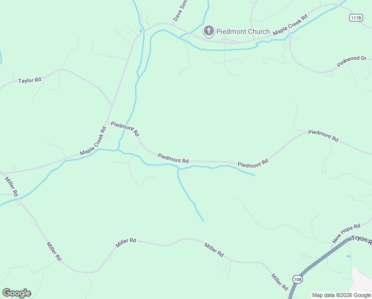 map of restaurants, bars, coffee shops, grocery stores, and more near 994 Piedmont Road in Rutherfordton