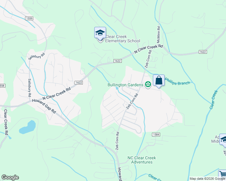 map of restaurants, bars, coffee shops, grocery stores, and more near 150 Hibiscus Hill Drive in Hendersonville
