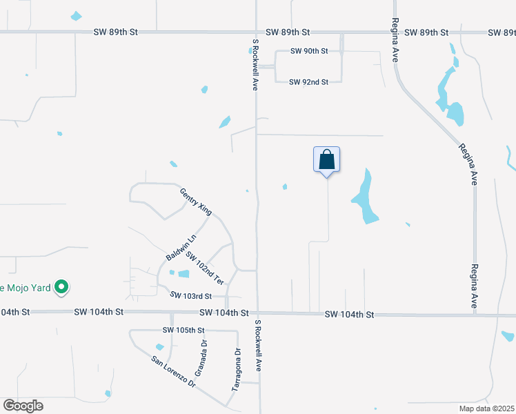 map of restaurants, bars, coffee shops, grocery stores, and more near 9903 South Rockwell Avenue in Oklahoma City