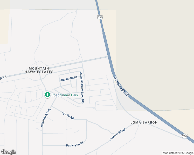 map of restaurants, bars, coffee shops, grocery stores, and more near 4851 Blackburn Road Northeast Northeast in Rio Rancho