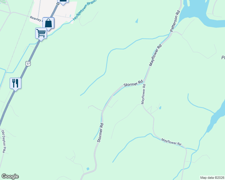 map of restaurants, bars, coffee shops, grocery stores, and more near 14675 Stormer Road in Sale Creek