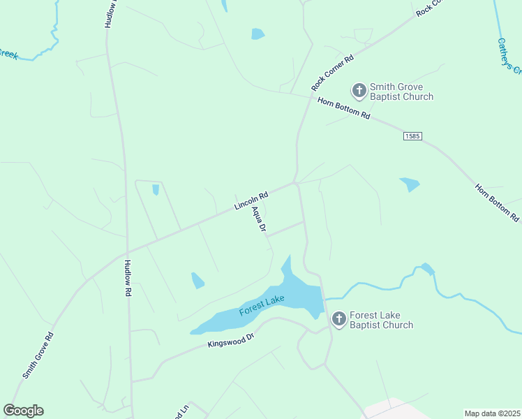 map of restaurants, bars, coffee shops, grocery stores, and more near 115 Aqua Drive in Forest City