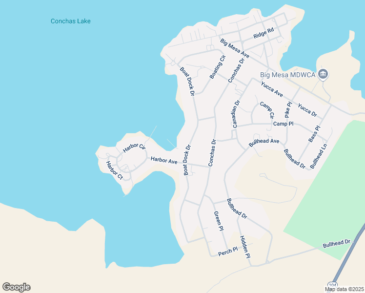 map of restaurants, bars, coffee shops, grocery stores, and more near 100-416 Boat Dock Drive in Conchas