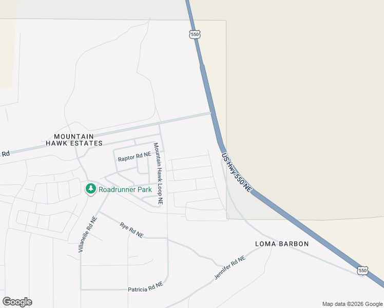 map of restaurants, bars, coffee shops, grocery stores, and more near 4851 Blackburn Road Northeast Northeast in Rio Rancho