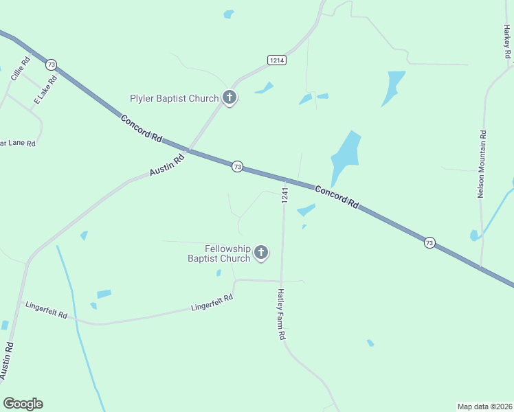 map of restaurants, bars, coffee shops, grocery stores, and more near 27654 Hatley Farm Road in Albemarle