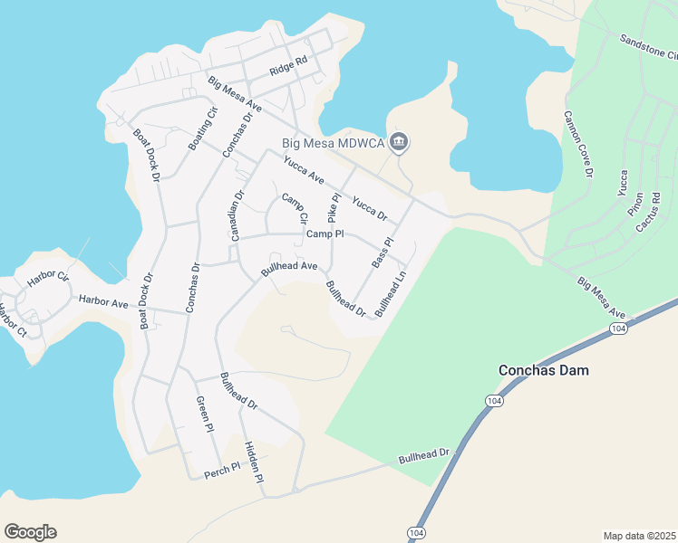 map of restaurants, bars, coffee shops, grocery stores, and more near 315 Pike Place in Conchas Dam