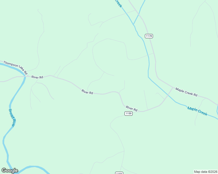 map of restaurants, bars, coffee shops, grocery stores, and more near 470 River Road in Rutherfordton