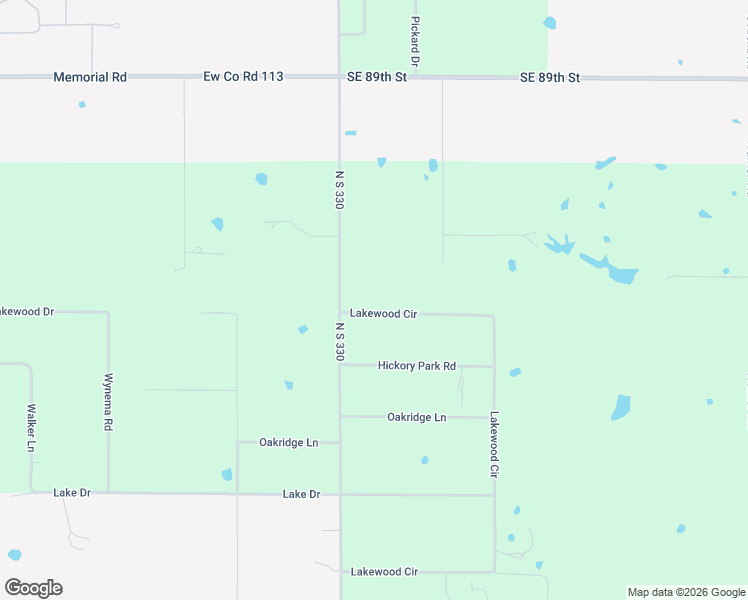 map of restaurants, bars, coffee shops, grocery stores, and more near 5 Lakewood Circle in McLoud