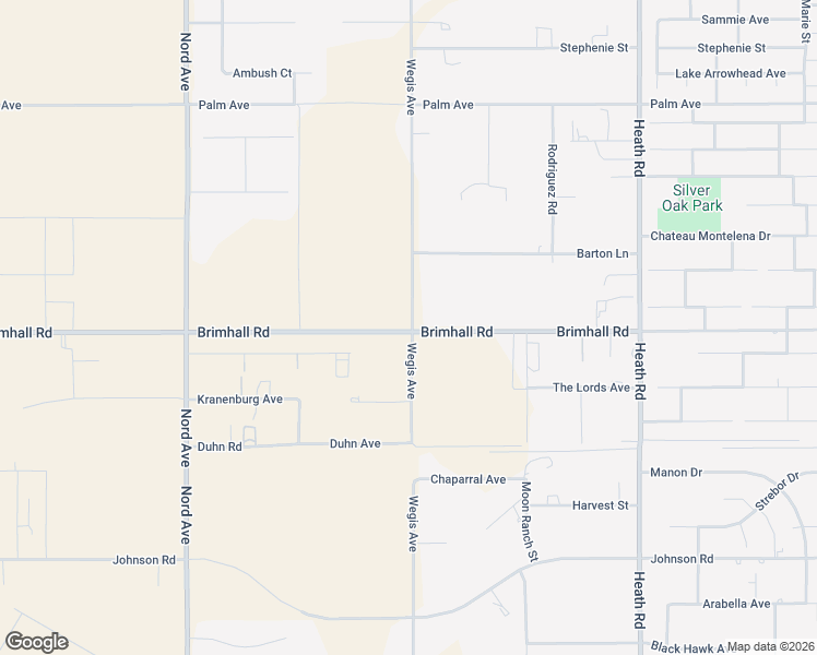 map of restaurants, bars, coffee shops, grocery stores, and more near 17316 Brimhall Road in Bakersfield