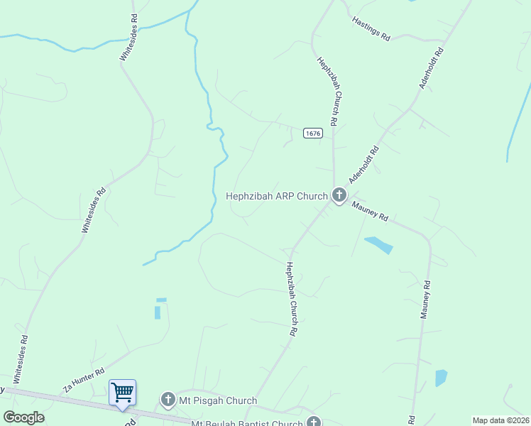 map of restaurants, bars, coffee shops, grocery stores, and more near 1280 Forest Ridge Drive in Bessemer City