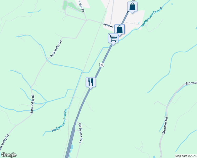map of restaurants, bars, coffee shops, grocery stores, and more near 6126 Dayton Pike in Sale Creek