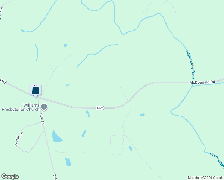 map of restaurants, bars, coffee shops, grocery stores, and more near 9425 McDougald Road in Broadway