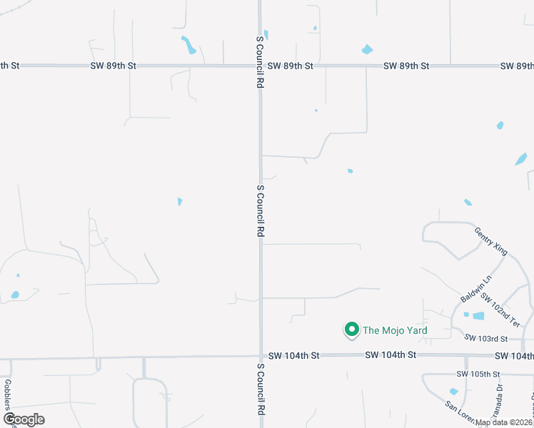 map of restaurants, bars, coffee shops, grocery stores, and more near 9524 South Council Road in Oklahoma City