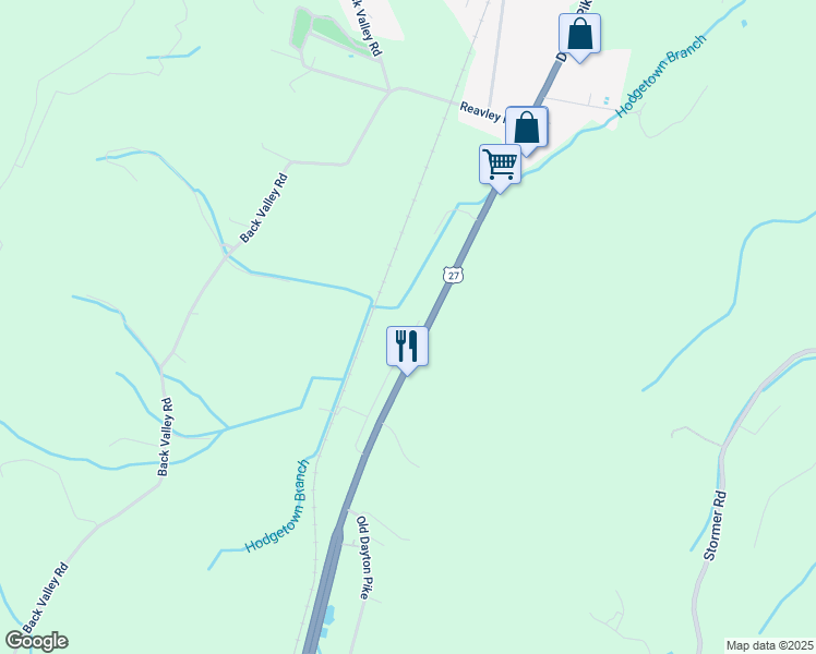 map of restaurants, bars, coffee shops, grocery stores, and more near 6126 Dayton Pike in Sale Creek