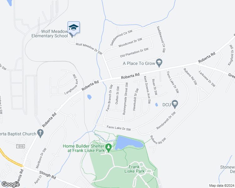 map of restaurants, bars, coffee shops, grocery stores, and more near 3267 Oulten Street Southwest in Concord