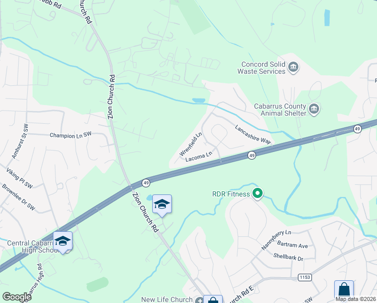 map of restaurants, bars, coffee shops, grocery stores, and more near 3320 Glen Laurel in Concord