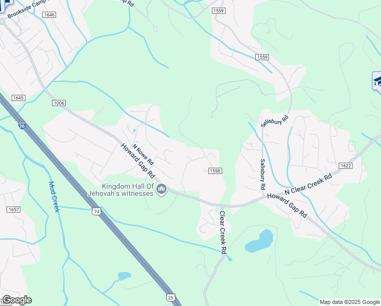 map of restaurants, bars, coffee shops, grocery stores, and more near 26 Massey Road in Hendersonville
