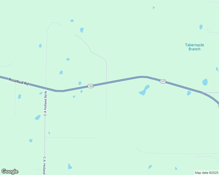 map of restaurants, bars, coffee shops, grocery stores, and more near 2070 Rosebud Road in Quitman