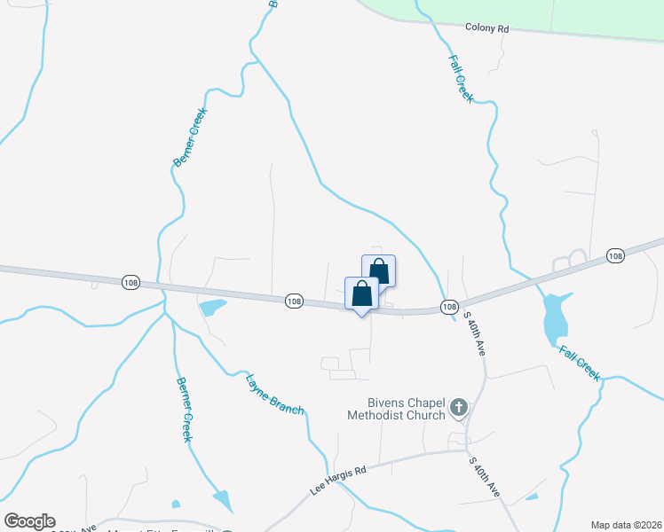 map of restaurants, bars, coffee shops, grocery stores, and more near 98 32nd Avenue in Gruetli-Laager