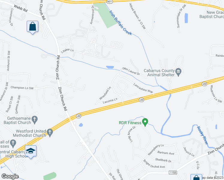 map of restaurants, bars, coffee shops, grocery stores, and more near 3244 Glen Laurel in Concord