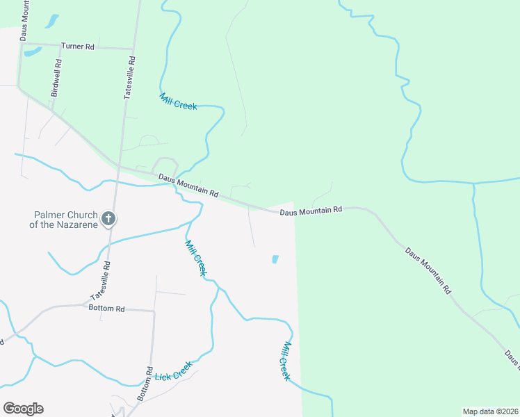 map of restaurants, bars, coffee shops, grocery stores, and more near 2435 Daus Mountain Road in Palmer