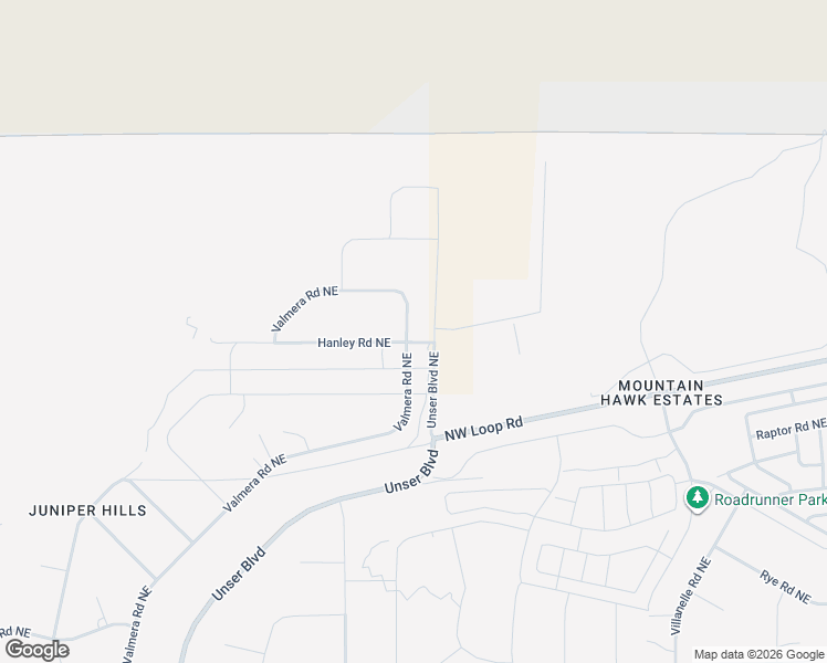 map of restaurants, bars, coffee shops, grocery stores, and more near 4013 Hanley Road Northeast in Rio Rancho