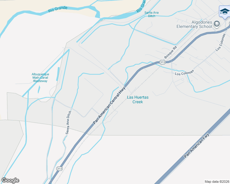 map of restaurants, bars, coffee shops, grocery stores, and more near 1295 Pan American Central Highway in Algodones