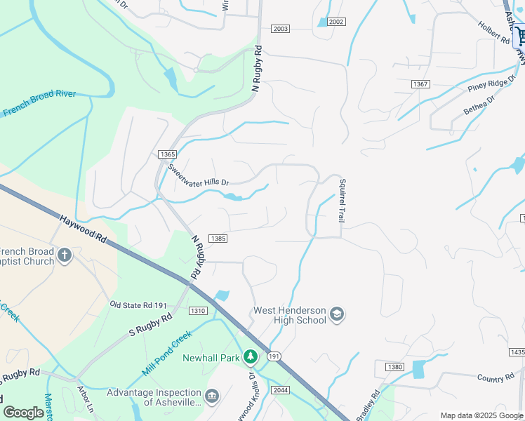 map of restaurants, bars, coffee shops, grocery stores, and more near 67 Stoney Trce in Hendersonville