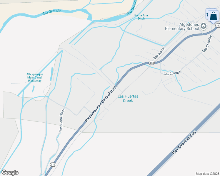 map of restaurants, bars, coffee shops, grocery stores, and more near 1295 Pan American Central Highway in Algodones