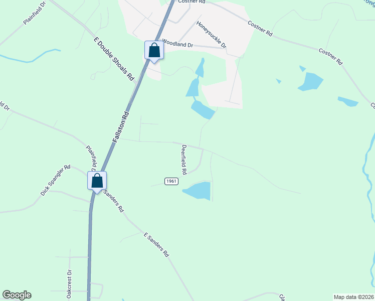 map of restaurants, bars, coffee shops, grocery stores, and more near 702 Lakehurst Drive in Shelby