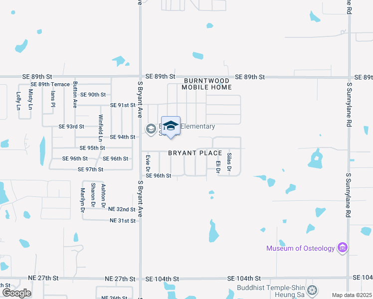 map of restaurants, bars, coffee shops, grocery stores, and more near 9608 Gabriel Drive in Moore