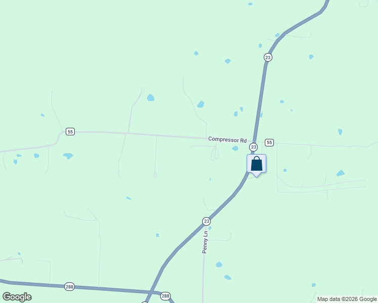 map of restaurants, bars, coffee shops, grocery stores, and more near 4623 Compressor Road in Ratcliff